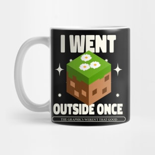 I Went Outside Once. The Graphics Weren't That Good Mug